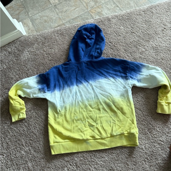 Lauren Ralph Lauren Blue and White Ombre Hoodie - Picture 7 of 7